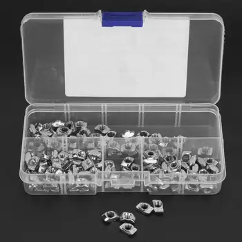 160 Pcs Zinc Plated Carbon Steel T Slot Nut M3 M4 M5 for Connector Fixing Function Hardware Fasteners high quality
160 Pcs Zinc Plated Carbon Steel T Slot Nut M3 M4 M5 for Connector Fixing Function Hardware Fasteners high quality