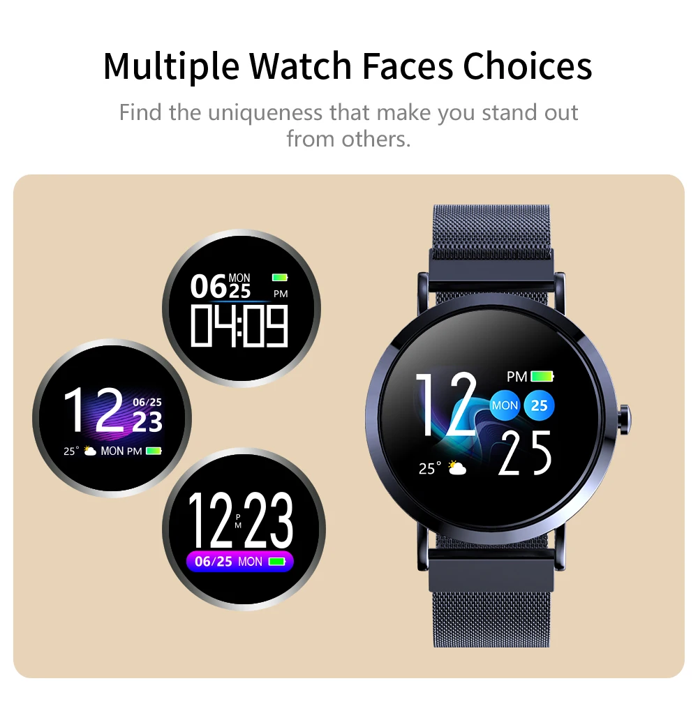 Men Smart Watch Waterproof Sport health Watch Activity Fitness Tracker Heart Rate monitor Smartwatch Women Clock for android IOS (9)