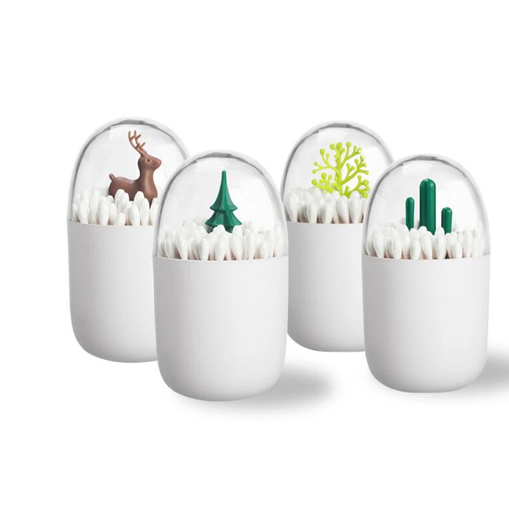 1PC Animal Tree Toothpicks Holder Cotton Swab Box Cotton Bud Holder Case Home Table Decor Plastic Storage Box Organizer
1PC Animal Tree Toothpicks Holder Cotton Swab Box Cotton Bud Holder Case Home Table Decor Plastic Storage Box Organizer