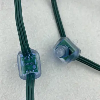 50pcs/set square type DC5V addressable 12mm WS2811 RGB led smart pixel node;all GREEN 18AWG wire,IP68
50pcs/set square type DC5V addressable 12mm WS2811 RGB led smart pixel node;all GREEN 18AWG wire,IP68