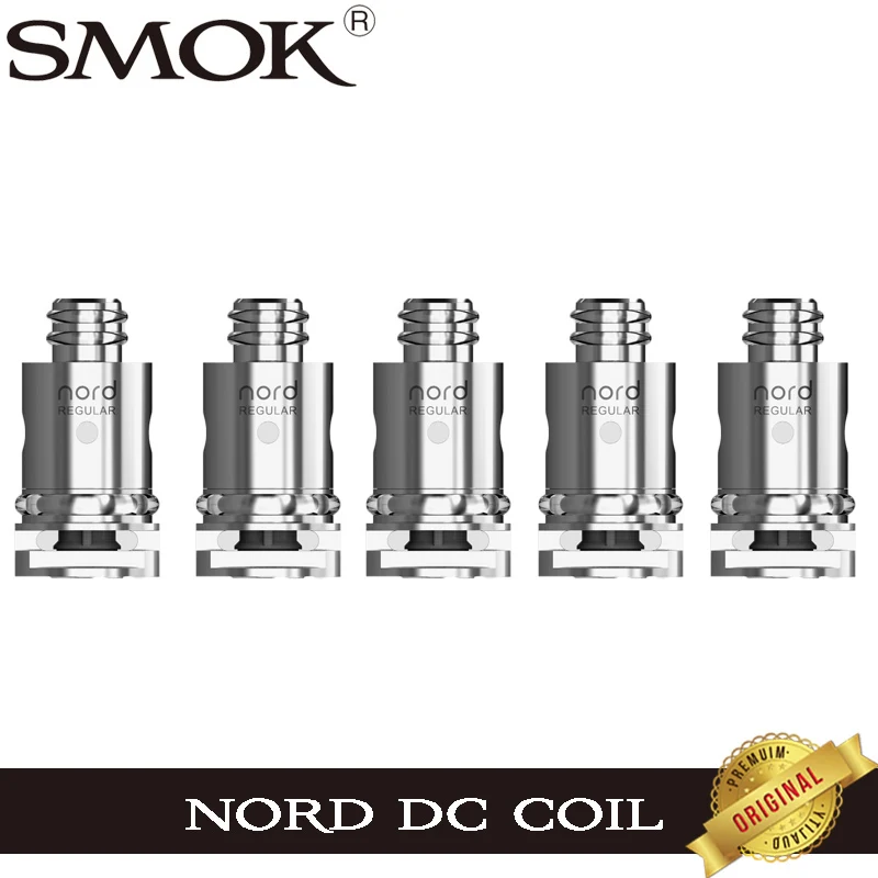 5 шт./лот катушка Smok Nord DC 0.6ohm / mesh 0.6ohm/керамическая 1.4ohm MTL 0.8ohm головка для