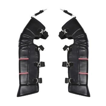 NEW-1 Pair 28.35 Inch PU Leather Windproof Leg Gaiter Adjustable Strap Leggings Warm Covers Unisex Half Chaps for Winter Ski
NEW-1 Pair 28.35 Inch PU Leather Windproof Leg Gaiter Adjustable Strap Leggings Warm Covers Unisex Half Chaps for Winter Ski