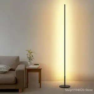 shadeless floor lamps