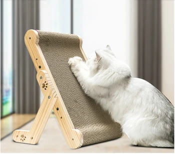 Solid Wood Cat Scratch Board Corrugated Cardboard Nest Vertical And Horizontal Dual-purpose Large Grinding Claw Board Toy
Solid Wood Cat Scratch Board Corrugated Cardboard Nest Vertical And Horizontal Dual-purpose Large Grinding Claw Board Toy