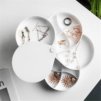 360 4-Layer Rotating Portable Jewelry Makeup Box Storage Organizer Holder Rotatable Display Travel Case Gift Boxes For Women
360 4-Layer Rotating Portable Jewelry Makeup Box Storage Organizer Holder Rotatable Display Travel Case Gift Boxes For Women