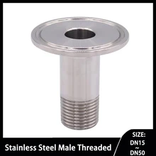 1/4" 1/2” 3/4” 1” 1-1/4” 11/2“ 2" Sanitary Male Threaded Pipe Fitting to Tri Clamp SS 304 Stainless Steel Adapter DN15-50
1/4" 1/2” 3/4” 1” 1-1/4” 11/2“ 2" Sanitary Male Threaded Pipe Fitting to Tri Clamp SS 304 Stainless Steel Adapter DN15-50