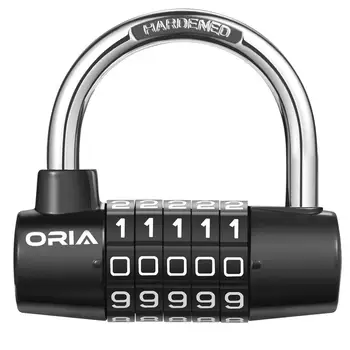 ORIA 5 Digit Combination Lock Code Number Security Drawer Cabinet Padlock Safety Luggage Toolbox Closet Gym Bicycle Travel Lock
ORIA 5 Digit Combination Lock Code Number Security Drawer Cabinet Padlock Safety Luggage Toolbox Closet Gym Bicycle Travel Lock