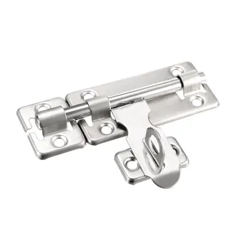 uxcell Sliding Bolt Gate Latch, 4-inch Stainless Steel Door Hasp with Padlock Hole
uxcell Sliding Bolt Gate Latch, 4-inch Stainless Steel Door Hasp with Padlock Hole