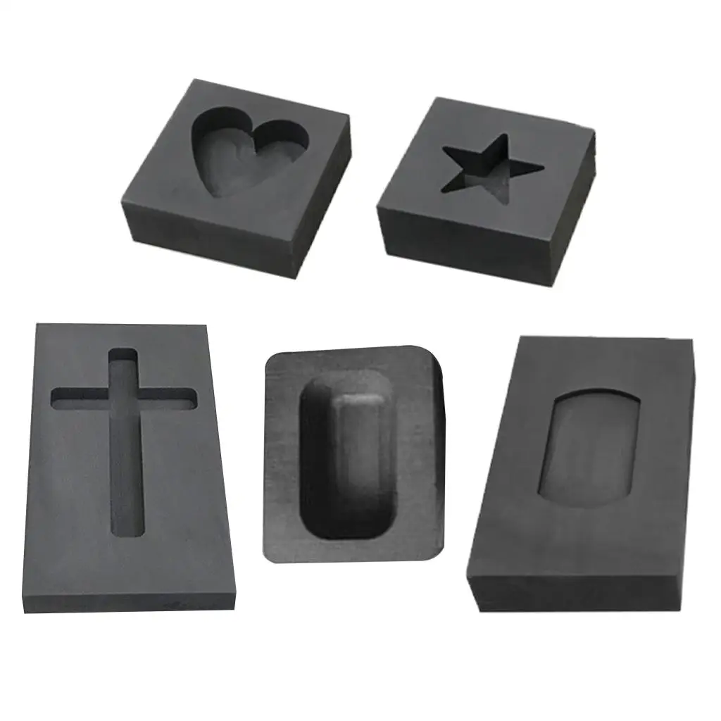 5-6mL Graphite Ingot Mold Melting Casting Refining Scrap Bar for Smelting of Gold and Silver or Other Precious Metals 5-6mL Graphite Ingot Mold Melting Casting Refining Scrap Bar for Smelting of Gold and Silver or Other Precious Metals