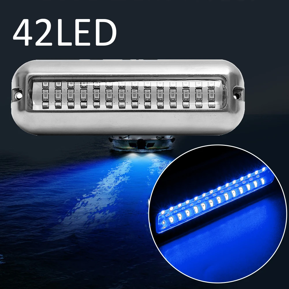 42 LED 50W Stainless Steel Boat Transom Light Underwater Pontoon Marine Ship Boat Accessories Light Waterproof Marine Light
42 LED 50W Stainless Steel Boat Transom Light Underwater Pontoon Marine Ship Boat Accessories Light Waterproof Marine Light