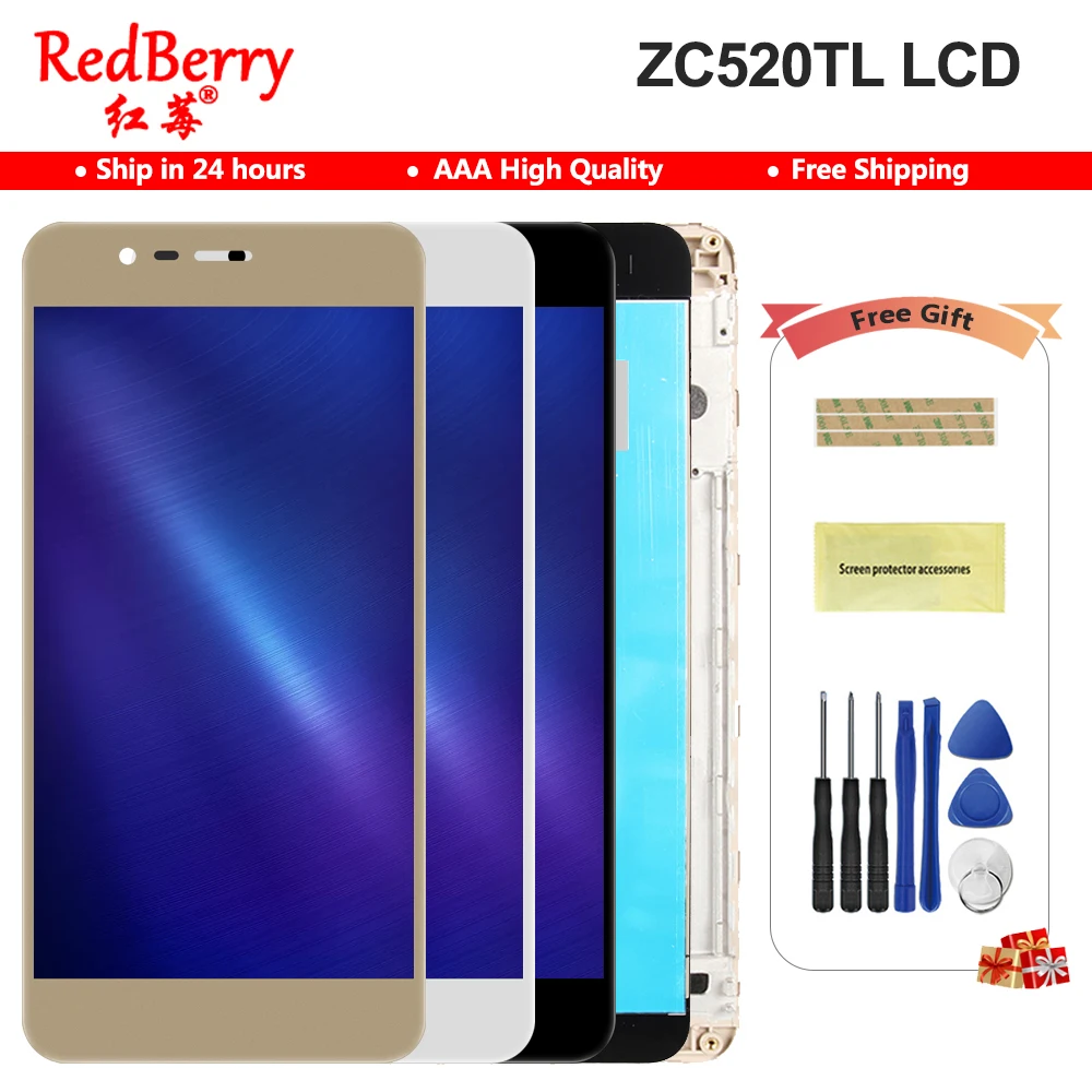 Оригинальный ЖК дисплей 5 2 ''для Asus Zenfone 3 Max ZC520TL сенсорный экран с рамкой
