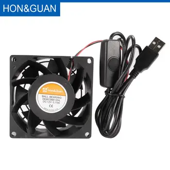 Silent Cooler Fan USB CPU Computer Cooling System TV Box Freezer Adjustable Ventilation Air Exhaust Extractor DC 12V 5025 8038
Silent Cooler Fan USB CPU Computer Cooling System TV Box Freezer Adjustable Ventilation Air Exhaust Extractor DC 12V 5025 8038