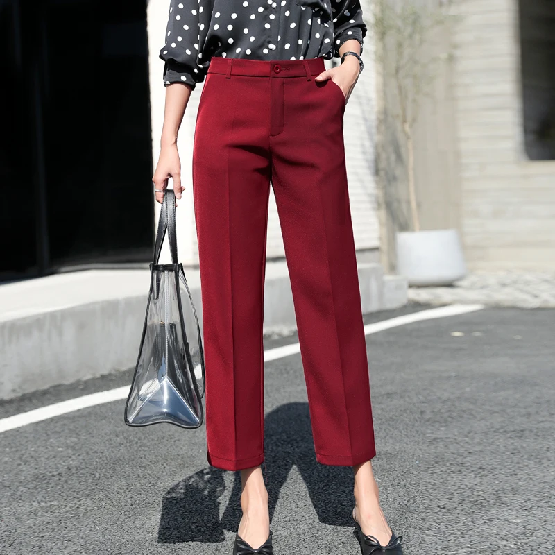 Office lady high waist pants black Straight pants women loose Suit pants women pants cargo pants women casual trousers women
Office lady high waist pants black Straight pants women loose Suit pants women pants cargo pants women casual trousers women