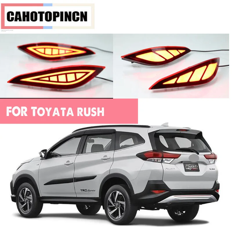 2PCS For Toyota Rush 2018 2019 Multi-function 12V LED Taillight Reflector Lamp Rear Fog Lamp Rear Bumper Light Brake Light
2PCS For Toyota Rush 2018 2019 Multi-function 12V LED Taillight Reflector Lamp Rear Fog Lamp Rear Bumper Light Brake Light