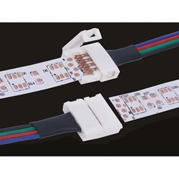 LEDLUX CL0757 4 PCs 10mm close for Led Smd RGB strip connector 5050 connector without soldering
LEDLUX CL0757 4 PCs 10mm close for Led Smd RGB strip connector 5050 connector without soldering