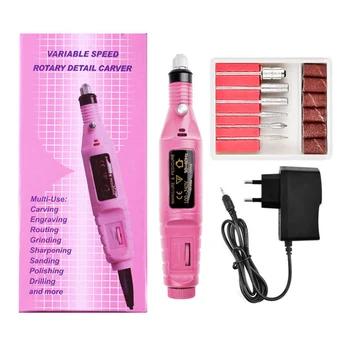 Electric Nail Drill Kit Portable Manicure Pen with Nail Drill Bits Nail Gel Polish Removing Dead Skin Removal Acrylic Nail Tools
Electric Nail Drill Kit Portable Manicure Pen with Nail Drill Bits Nail Gel Polish Removing Dead Skin Removal Acrylic Nail Tools