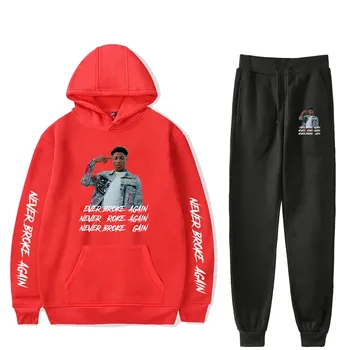 YoungBoy Never Broke Again Harajuku 2019 New Style casual Jogger Sweatshirt Sets Sports Hoodies Sweatshirts+Jogger Pants Sets
YoungBoy Never Broke Again Harajuku 2019 New Style casual Jogger Sweatshirt Sets Sports Hoodies Sweatshirts+Jogger Pants Sets