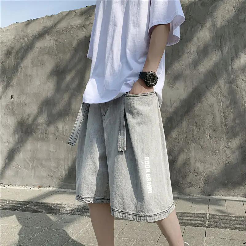 2020 Summer New Youth Popular Men's Loose Large Size Solid Color Wide Leg Five Points Jeans Fashion Casual Shorts M-5XL
2020 Summer New Youth Popular Men's Loose Large Size Solid Color Wide Leg Five Points Jeans Fashion Casual Shorts M-5XL