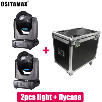 

2pcs+flight case Lyre Wash 150w LED Beam Light Moving Head Spot Zoom Light Focus Function Stage Light for Party Bar Show Disco