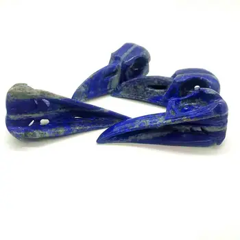 Custom Animal Carvings Lapis Lazuli Hand Carved Raven Crystal Skulls Pagan Bird Crow Pendant
Custom Animal Carvings Lapis Lazuli Hand Carved Raven Crystal Skulls Pagan Bird Crow Pendant