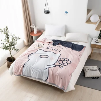 4 layer cotton blanket muslin cartoon pig bed cover for children cute towel quilt blankets for sofa kawaii bedspread throw
4 layer cotton blanket muslin cartoon pig bed cover for children cute towel quilt blankets for sofa kawaii bedspread throw