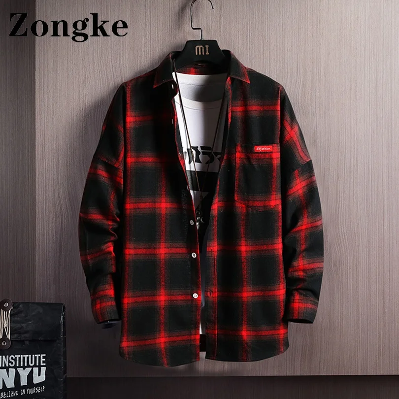 Black Plaid Mens Shirts Long Sleeve Clothes Korean Fashion Streetwear Size M-2XL 2023 Spring New Arrivals
Black Plaid Mens Shirts Long Sleeve Clothes Korean Fashion Streetwear Size M-2XL 2023 Spring New Arrivals