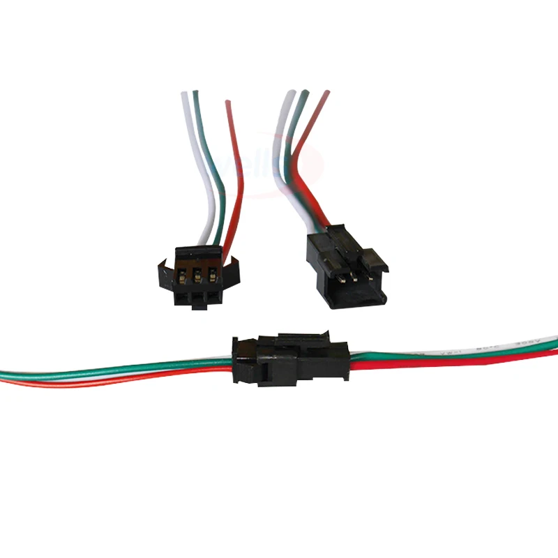 10 pieces 3pin SM JST connector Female / male 10cm for 5050 RGB WS2812B,WS2811 WS2812 LED Strip light
10 pieces 3pin SM JST connector Female / male 10cm for 5050 RGB WS2812B,WS2811 WS2812 LED Strip light