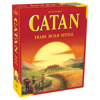 Hot Board Game Catan 5th Edition Trade Build Settle Party Cooperative Game for Home Party Playing English Version
Hot Board Game Catan 5th Edition Trade Build Settle Party Cooperative Game for Home Party Playing English Version
