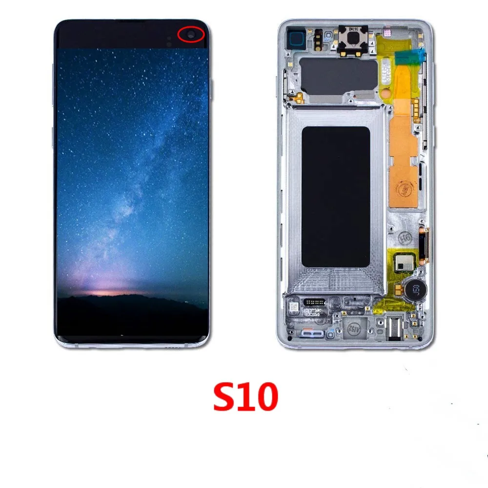 Super OLED LCD For SAMSUNG S10 G973 G973F S10 Plus G975 G975F LCD Display and Touch Screen Digitizer Assembly With Frame Screen
Super OLED LCD For SAMSUNG S10 G973 G973F S10 Plus G975 G975F LCD Display and Touch Screen Digitizer Assembly With Frame Screen