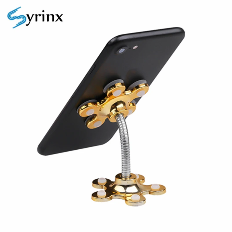 Syrinx Universal Car Phone Holder Double-Sided Suction Cup Desk Stand Desktop 360 Degree Rotatable Car Cellphone Support Holder
Syrinx Universal Car Phone Holder Double-Sided Suction Cup Desk Stand Desktop 360 Degree Rotatable Car Cellphone Support Holder