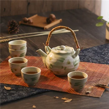 Japanese handmade tea set teapot teacup with filter tea pot cup ceramic kungfu tea ceremony teaware gift box
Japanese handmade tea set teapot teacup with filter tea pot cup ceramic kungfu tea ceremony teaware gift box