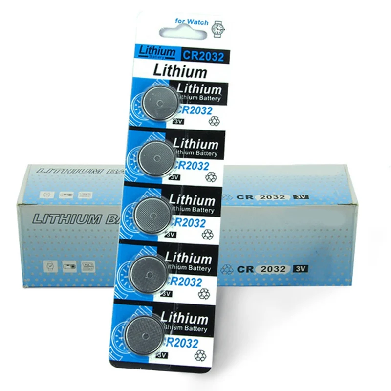 5pcs Card CR2032 3V Lithium Button Battery CR2032 3V 220mAh Lithium Button Coin Battery In Bulk For Watches, Toys, Flashlights
5pcs Card CR2032 3V Lithium Button Battery CR2032 3V 220mAh Lithium Button Coin Battery In Bulk For Watches, Toys, Flashlights