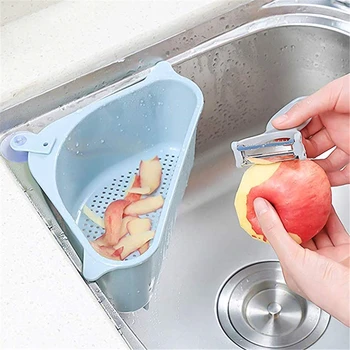 Kitchen Triangular Sink Strainer Drain Vegetable Fruit Drainer Basket Suction Cup Sponge Rack Storage ToolSink Filter Shelf
Kitchen Triangular Sink Strainer Drain Vegetable Fruit Drainer Basket Suction Cup Sponge Rack Storage ToolSink Filter Shelf