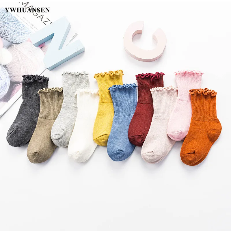 YWHUANSEN 1 to 8 Yr 10 Colors Spring Autumn Children's Socks Candy-colored Cotton Socks For Girls Ruffle Edge Kids Socks Toddler
YWHUANSEN 1 to 8 Yr 10 Colors Spring Autumn Children's Socks Candy-colored Cotton Socks For Girls Ruffle Edge Kids Socks Toddler