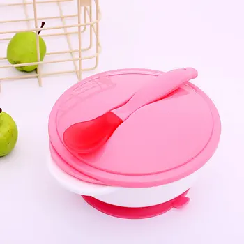 Baby Sucker Bowl Double Ear With Cover And Spoon 
Baby Sucker Bowl Double Ear With Cover And Spoon