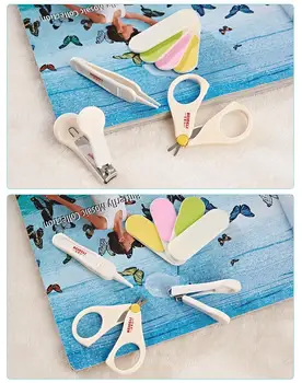 100set 4/5pcs Baby Nail Care Set Practical Clipper Trimmer Baby Scissors Nail Shear Convenient Safety Baby Nail Clipper
100set 4/5pcs Baby Nail Care Set Practical Clipper Trimmer Baby Scissors Nail Shear Convenient Safety Baby Nail Clipper