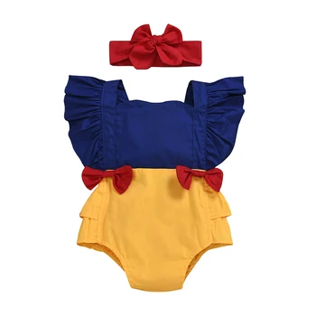 0-24Months New born infant baby Girls Ruffle princess Bodysuits+Headband 2pcs set Summer jumpsuits
0-24Months New born infant baby Girls Ruffle princess Bodysuits+Headband 2pcs set Summer jumpsuits