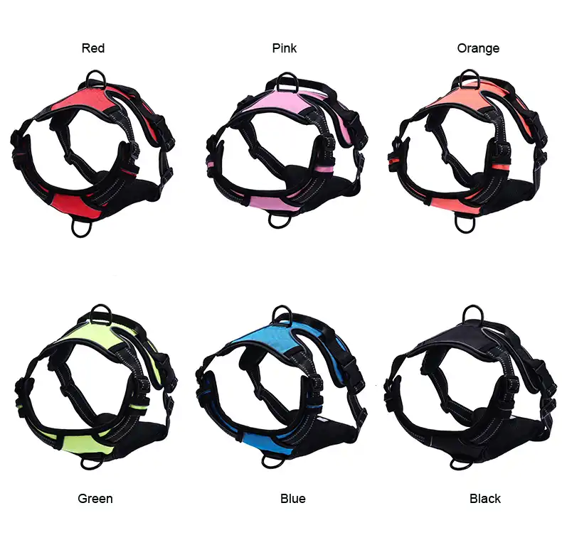 pet harness with handle control pet dog vest leash for small