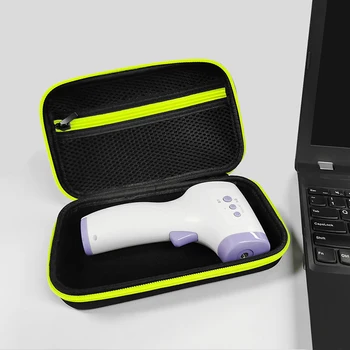 Temperature Gun Storage Bag Zipper Portable Shockproof Waterproof Case for Handheld Forehead Thermometer Case 
Temperature Gun Storage Bag Zipper Portable Shockproof Waterproof Case for Handheld Forehead Thermometer Case