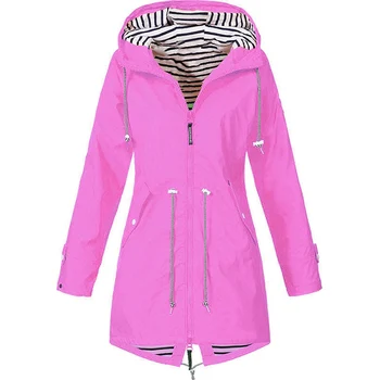 Newly Women Outdoor Waterproof Rain Coat Lady Long Sleeve Hooded Wind Jacket Ladies Packable Active Lightweight Hooded Jacket FI
Newly Women Outdoor Waterproof Rain Coat Lady Long Sleeve Hooded Wind Jacket Ladies Packable Active Lightweight Hooded Jacket FI