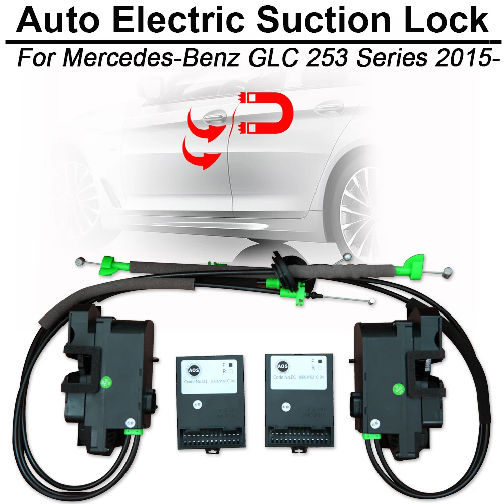 

Smart Auto Electric Suction Door Lock for Mercedes Benz GLC 253 2015- Automatic Soft Close Door Super Silence Car Vehicle Door