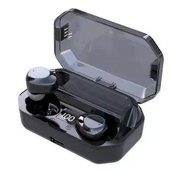 New G03 Bluetooth Earphone Mini Wireless Earphone Headset IPX7 Waterproof Headphone With 6000MAh Charging Case 8D Stereo Headset
New G03 Bluetooth Earphone Mini Wireless Earphone Headset IPX7 Waterproof Headphone With 6000MAh Charging Case 8D Stereo Headset