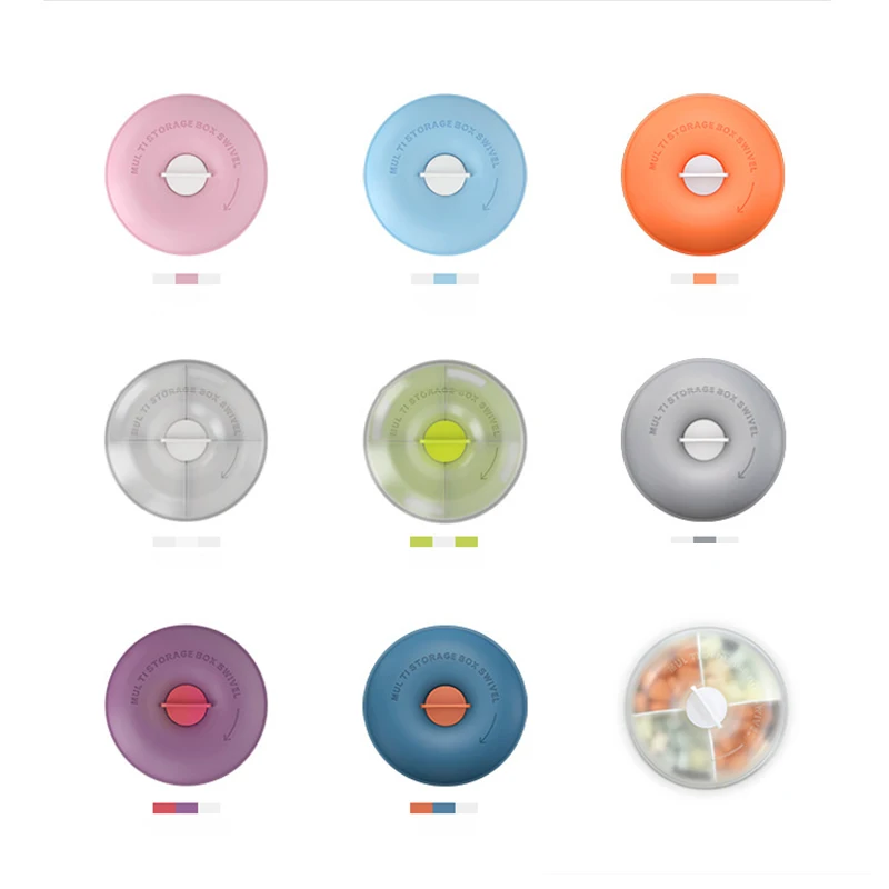 Donuts Circular Rotating Pill Box Candy Box Daily Weekly Tablet Pill Case Splitters Medicine Tablet Holder Organizer Dispenser
Donuts Circular Rotating Pill Box Candy Box Daily Weekly Tablet Pill Case Splitters Medicine Tablet Holder Organizer Dispenser