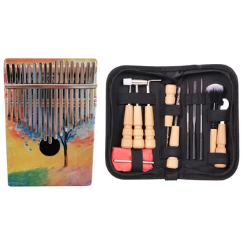 1x Kalimba 17 Keys Thumb Piano with Study Instruction and Tune Hammer (Tree) & 10x Guitar Repairing Maintenance Cleaning
1x Kalimba 17 Keys Thumb Piano with Study Instruction and Tune Hammer (Tree) & 10x Guitar Repairing Maintenance Cleaning