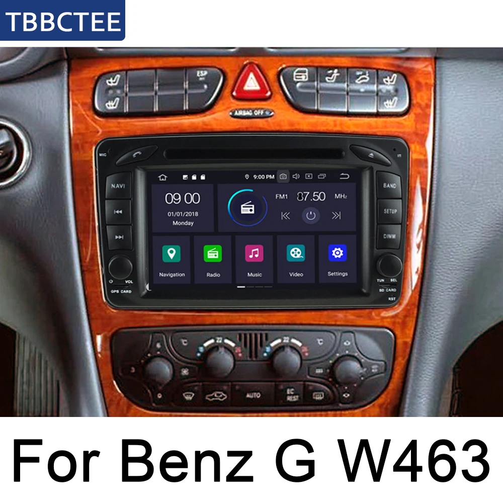 Для Mercedes Benz G Class W463 1998 ~ 2004 NTG Android автомобильный мультимедийный плеер wifi gps