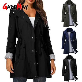 Spring Autumn Fashion Windbreaker Woman Rain Jacket Running Hooded Outwear Zipper Waterproof Coat Jackets Women Outwear Cardigan
Spring Autumn Fashion Windbreaker Woman Rain Jacket Running Hooded Outwear Zipper Waterproof Coat Jackets Women Outwear Cardigan