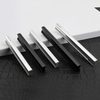 JD Modern Long 128mm Cabinet Handle Minimalist Wardrobe Black Silver Door Handle Aluminum Small Drawer Pulls Hardware 201
JD Modern Long 128mm Cabinet Handle Minimalist Wardrobe Black Silver Door Handle Aluminum Small Drawer Pulls Hardware 201