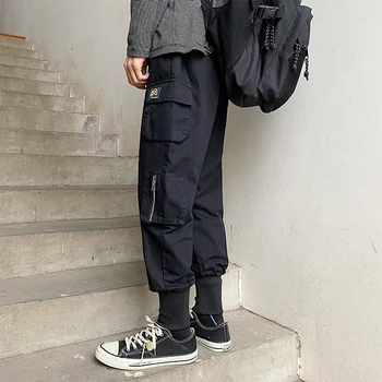 2020 Spring And Autumn New Youth Popular Elastic Waist Cropped Pants Fashion Casual Loose Overalls Black / Army Green / Khaki
2020 Spring And Autumn New Youth Popular Elastic Waist Cropped Pants Fashion Casual Loose Overalls Black / Army Green / Khaki