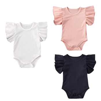 0-18M Newborn Infant Baby Girl Boys Jumpsuit Ruffles Short Sleeve Solid Bodysuit Summer Clothes Outfit
0-18M Newborn Infant Baby Girl Boys Jumpsuit Ruffles Short Sleeve Solid Bodysuit Summer Clothes Outfit