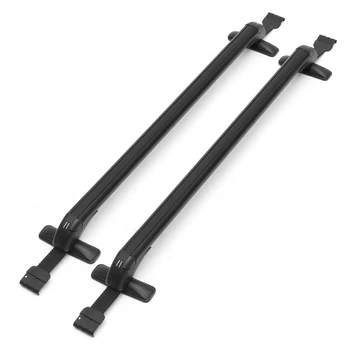 

105cm Aluminum Car Roof Rack Cross Bars Luggage Carrier Rubber Gasket For 4DR Car Sedans SUV